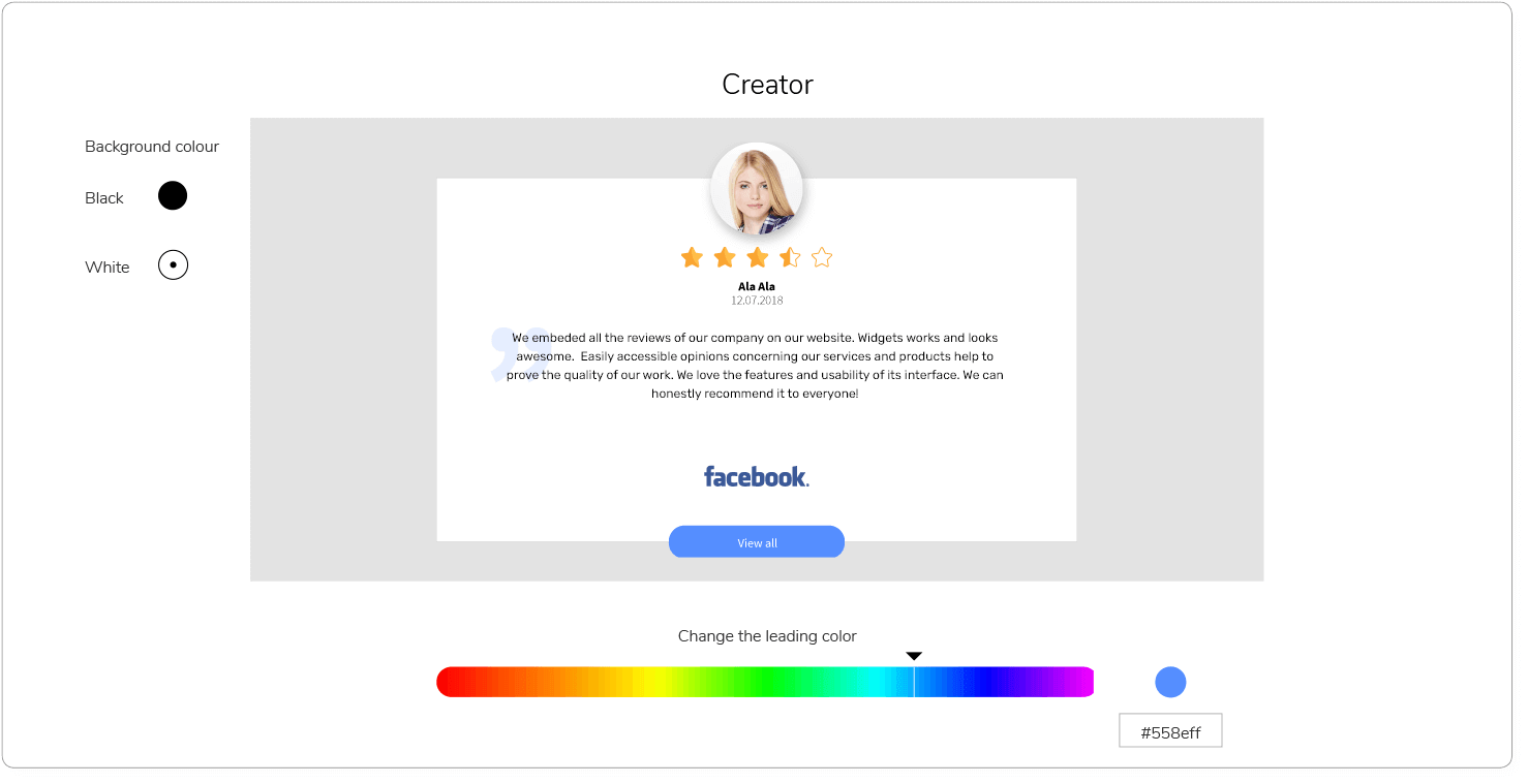 creator customize