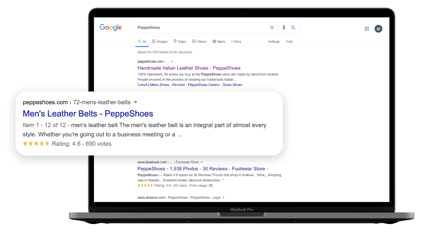rich snippets data